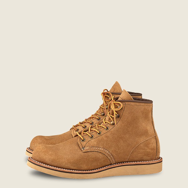 Botas Red Wing Heritage Hombre Naranjas - Rover - 6-Inch Muleskinner Cuero - 617-NAPOQL